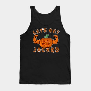 Let's Get Jacked Halloween Jack-o'-lantern Squats Tank Top